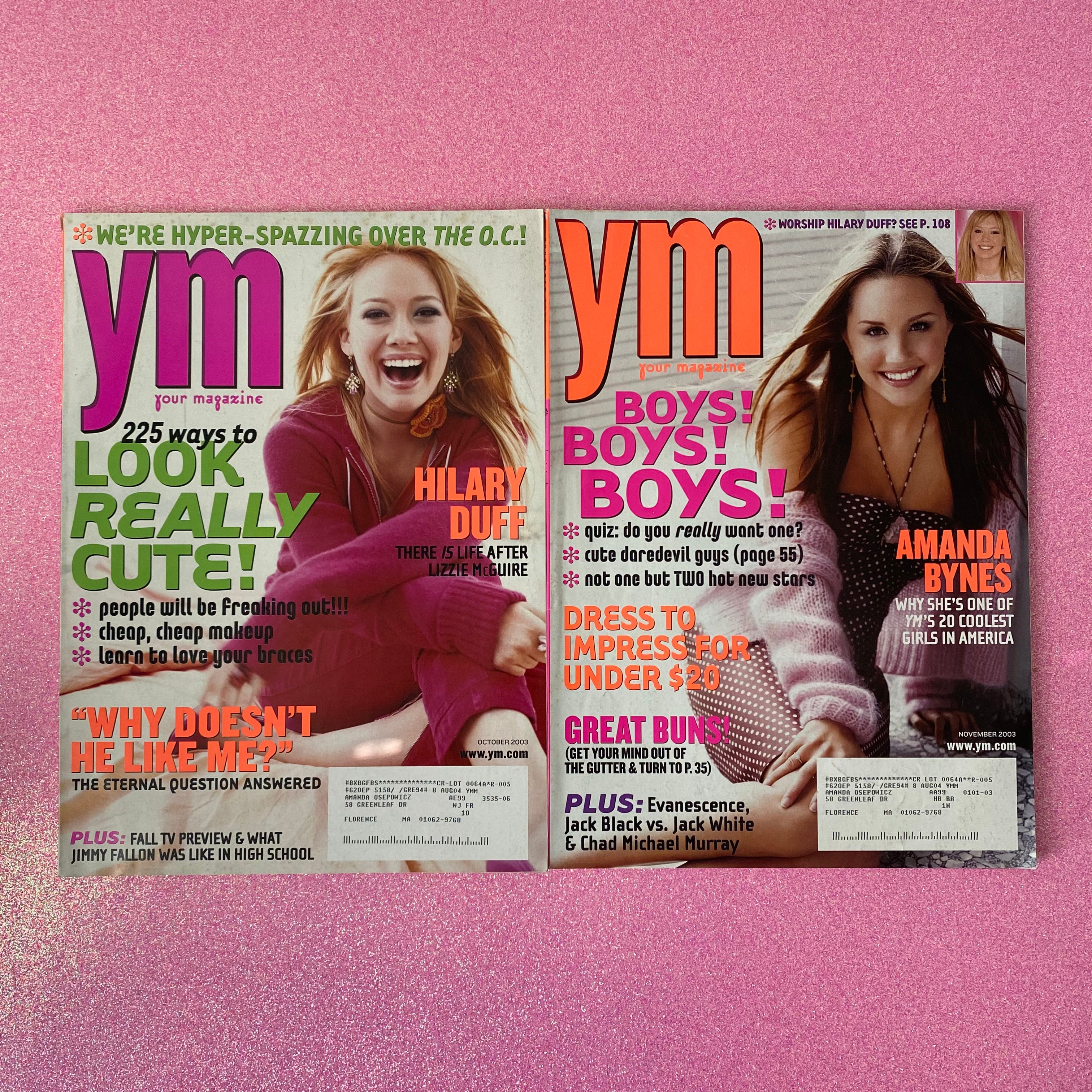 YM - October and November 2003 (2 Issue Bundle) – Y2K Magazines